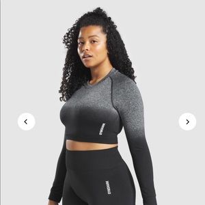 SOLD Gymshark | Adapt Ombré Seamless Crop Top